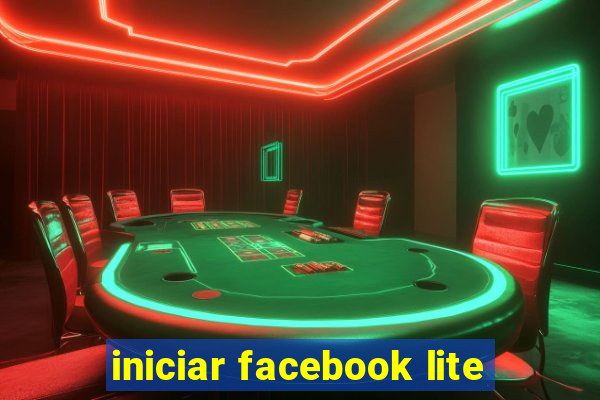 iniciar facebook lite